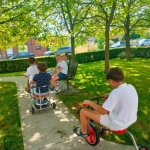 een dag in Woonzorgcentrum Sint-Medard en fietsdiploma zilver